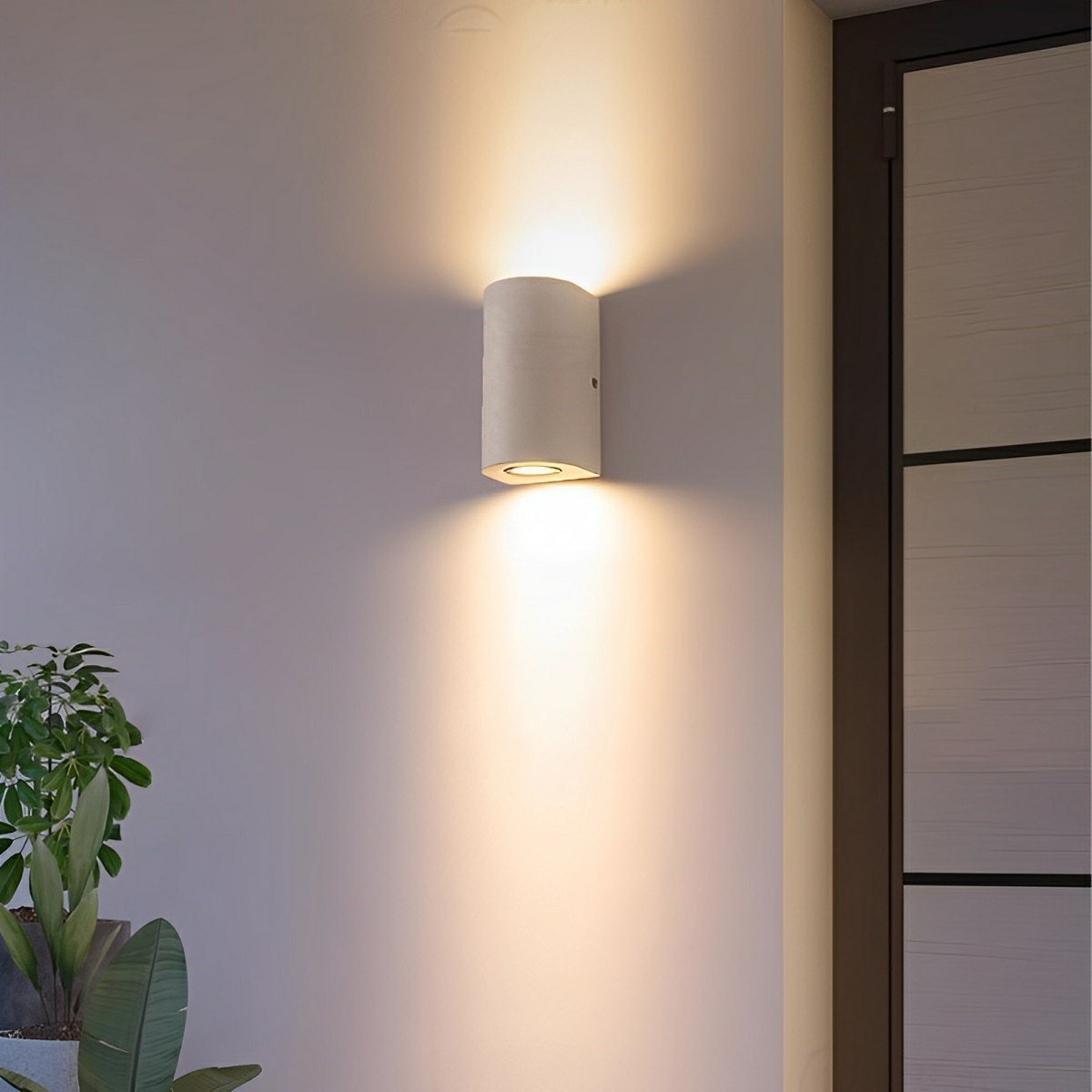 Concrete LED Porch Wall Light