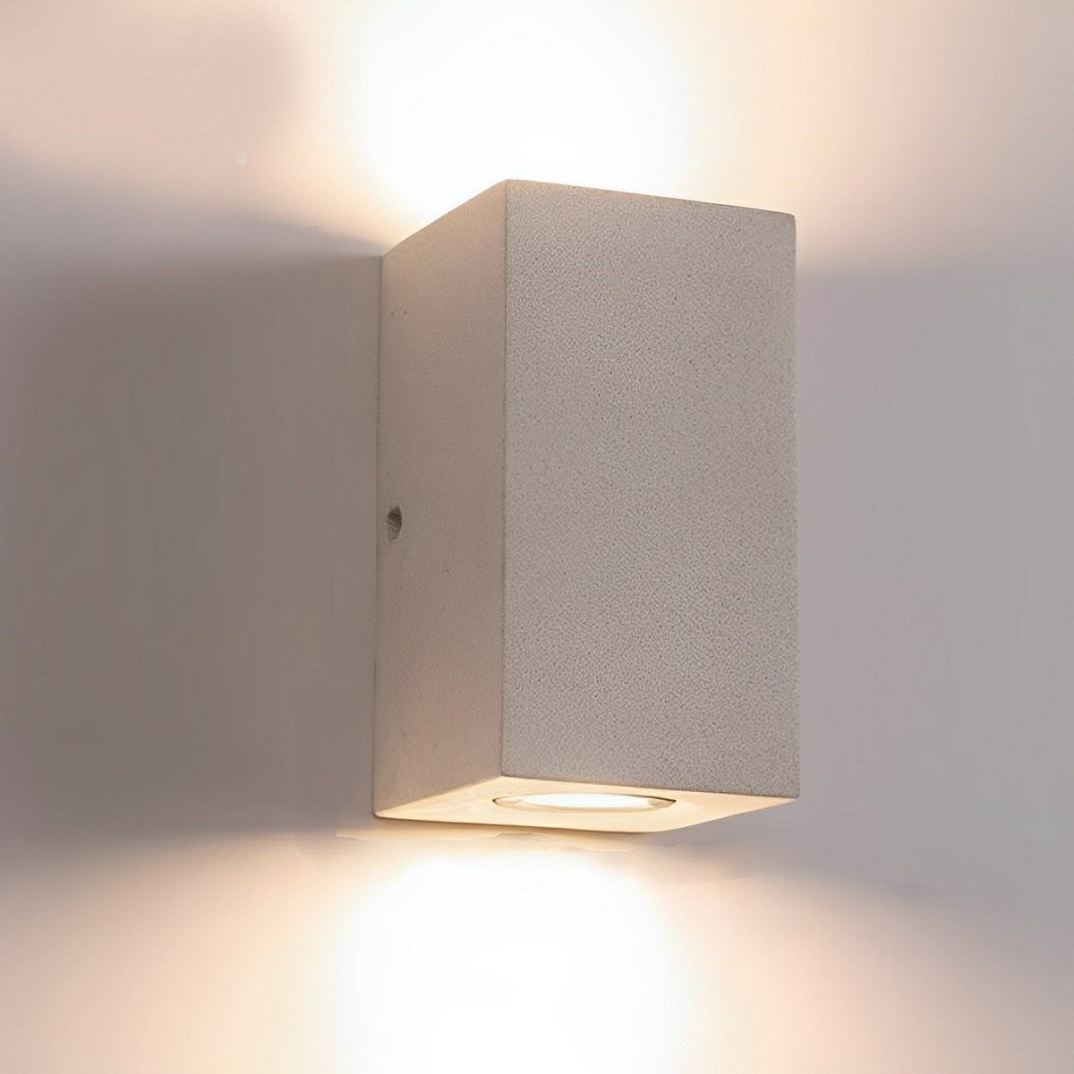 Concrete LED Porch Wall Light