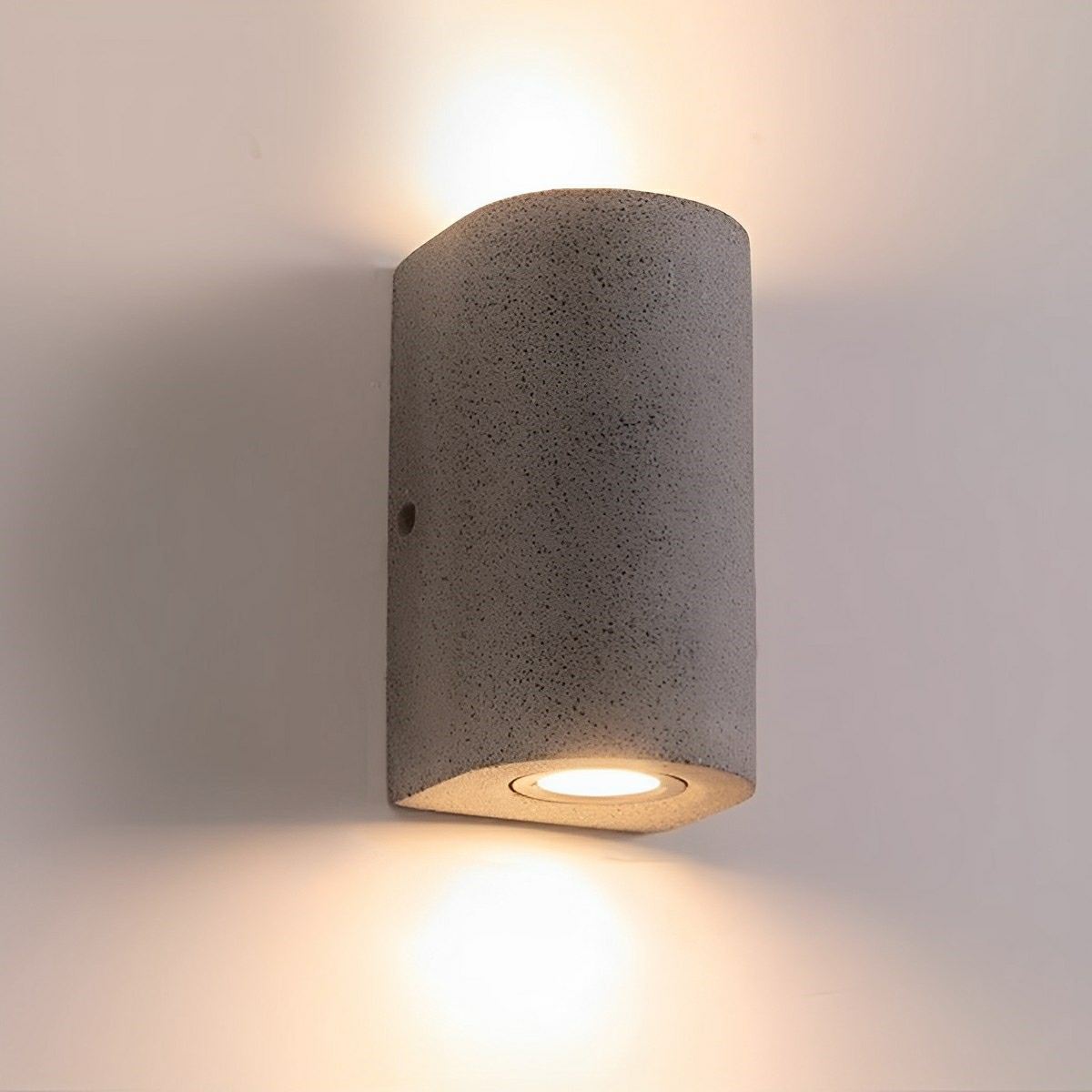 Concrete LED Porch Wall Light