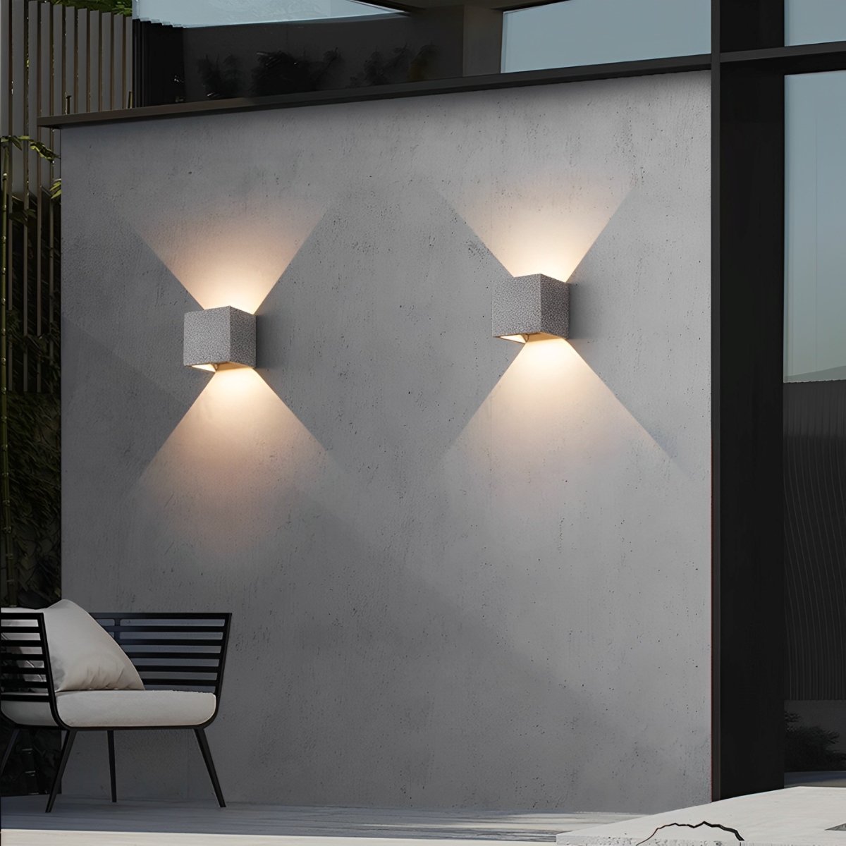 Square Up Down LED Outdoor Wall Sconce
