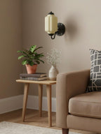 Ella Vintage Milk Glass Wall Sconce
