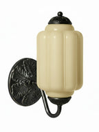 Ella Vintage Milk Glass Wall Sconce